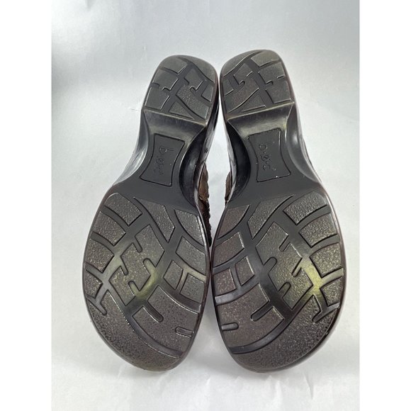 b.o.c born concept leather women's brown clogs mules size 10 pre-owned - Picture 11 of 15
